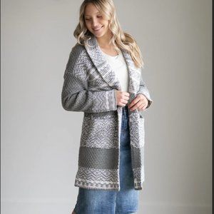 Fair Isle Open Front Coatigan (LUCKY BRAND)